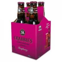 Crabbies Raspberry Ginger Beer 11.2oz 4pk Btl - Luekens Wine & Spirits