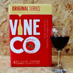 Vine Co Original Series - Merlot Chile - 30 Bottle Red Wine Kit - Brewbitz Homebrew Shop