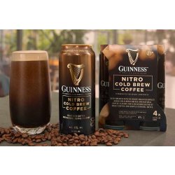 Guinness Nitro Cold Brew Coffee 4 pack 12 oz. Can - Petite Cellars