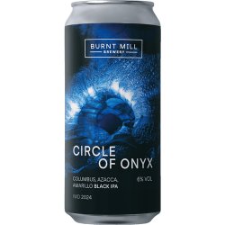 Burnt Mill  Circle of Onyx Black IPA  6% 440ml Can - All Good Beer