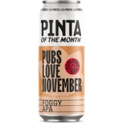 PINTA OF THE MONTH PUBS LOVE NOVEMBER Foggy Apa - Sklep Impuls