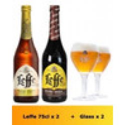 Leffe Beer Box 2 x 75cl + 2 glasses 25cl - Beer my Guest