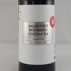 Salzstout BourbonCognac BA (Silver Series) - Gedeelde Vreugde