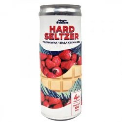 Magic Seltzers  Hard Seltzer Truskawka  Biała Czekolada 25cl - Beermacia