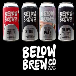Below Brew Co Pack NoLow Alcohol 0.5% Below Brew Co - 4x44cl - CAn - La Mise en Bière