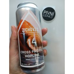 Zichovec Cross Pacific Hopline 14°6,5% 0,5l DMT:25.9.25 - Pivní lednice