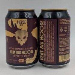 Fierce Beer Very Big Moose 2025 (Rye BA Raspberry & Coconut Edition)