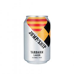 Jump Ship Yardarm Lager - Alcohol Free 330ml Can - Fountainhall Wines