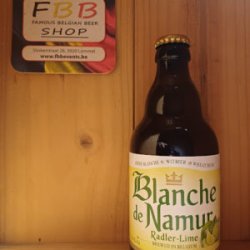 Blanche de Namur radler  lime - Famous Belgian Beer