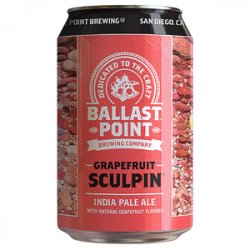 Ballast Point Brewing Company Grapefruit Sculpin IPA - Beer Force