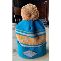 Burley Oak Loakal Branch Teal Pom Pom Beanie - Burley Oak Brewing Company