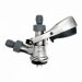 S-Type Keg Coupler – Stainless Steel – With 2 Duotight Fittings 
