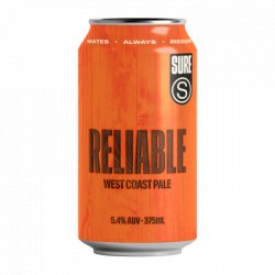 SURE BREWING SURE Reliable West Coast Pale SURE BREWING SURE Reliable West Coast Pale