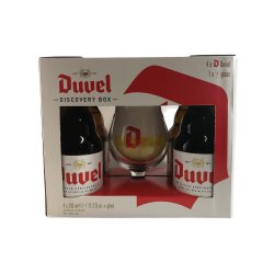 Duvel 4 bottles + glass - Beeronweb