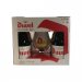 Duvel 4 bottles + glass 