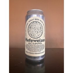 Simple Things Fermentations Hefeweizen