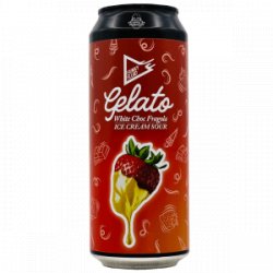 Funky Fluid  Gelato: White Choc Fragola - Rebel Beer Cans