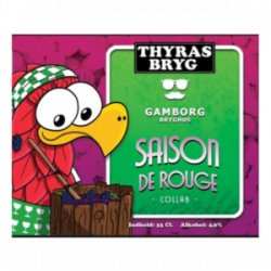 Thyras Bryg x Gamborg Bryghus Saison De Rouge - ØL2GO