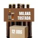 Milana Caja Tostada 12X33cl (AMBER ALE) - MEJOR BEBIDA ARTESANA 2023 (ARTESANOS CYL)  