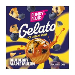 Funky Fluid Gelato: Blueberry Maple Muffin