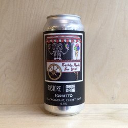 Pastore x Mash Gang 'Sorbeto' Blackcurrant Cherry Lime Sour Cans 0.5% - The Good Spirits Co.