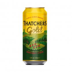 Thatchers Gold Somerset Cider Cans 24 x 500ml Case - Liquor Library