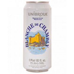 Unibroue Brewery Unibroue Blanche De Chambly - Half Time