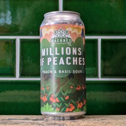 Hackney  Millions Of Peaches : Peach and Basil Sour - Dead Time Beers