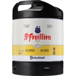 Brasserie St-Feuillien Saint Feuillien Blonde PerfectDraft Vat 6L - PerfectDraft België (nl)