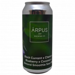 Ārpus Brewing Co. Black Currant x Cherry x Blueberry x Coconut x Almond Smoothie Sour Ale Ārpus Brewing Co. Black Currant x Cherry x Blueberry x Coconut x Almond Smoothie Sour Ale