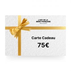 La Carte Cadeau 75€ - L’Art de la Bière