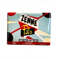 Brasserie de la Senne - Metal Sign Zenne Pils - Hopping Borders