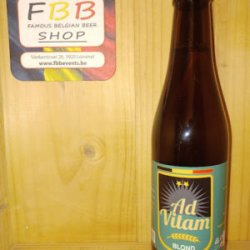 Ad Vitam blond - Famous Belgian Beer