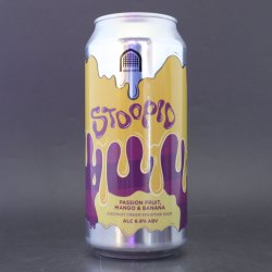 Vault City - Stoopid: Passionfruit, Mango, Banana, Coconut Cream - 6.9% (440ml) - Ghost Whale