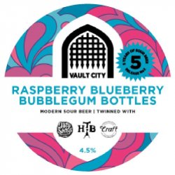 Vault City Brewing Raspberry Blueberry Bubblegum Bottles