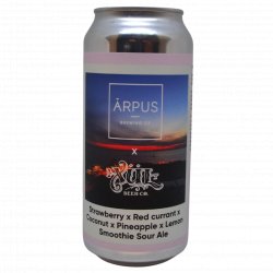 Ārpus Brewing Co. Ārpus X Xul Beer Co Strawberry X Red Currant X Coconut X Pineapple X Lemon Smoothie Sour Ale Ārpus Brewing Co. Ārpus X Xul Beer Co Strawberry X Red Currant X Coconut X Pineapple X Lemon Smoothie Sour Ale