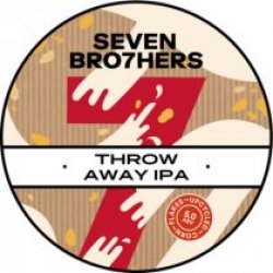 Seven Bro7hers Throw Away IPA (Keg) - Pivovar