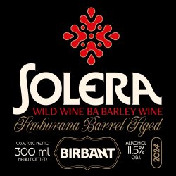 Birbant  Solera  Wild Wine Barrel Aged Barley Wine with Amburana - Browarium