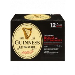 Guinness Extra Stout 12oz 12pk Btl - Luekens Wine & Spirits