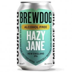 Brewdog Hazy Jane Non Alcoholic New England IPA 330mL - The Hamilton Beer & Wine Co