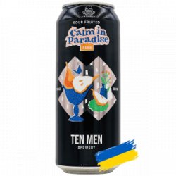 Ten Men Brewery  Calm In Paradise: Pear - Rebel Beer Cans