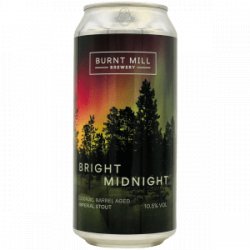 Burnt Mill Brewery  Bright Midnight - Rebel Beer Cans