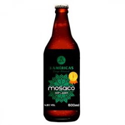 3 Américas Mosaic Hop Lager 600ml - CervejaBox