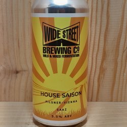 Wide Street House Saison - Blackrock Cellar