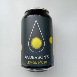 Anderson's Lemon Musk Sour Ale - 330ml - 3,5% - GUN Speciaalbieren