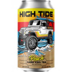 Big Truck High Tide Peach Hard Iced Tea 24 pack12 oz cans - Beverages2u