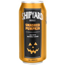 The Shipyard Brewing Co. Smashed Pumpkin Ale 4 pack 16 oz. Can - Petite Cellars