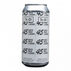 To Ol To Ol - 45 Days Rice Lager - 5% - 44cl - Can - La Mise en Bière