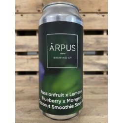 Ārpus Brewing Co. Passionfruit X Lemon X Blueberry X Mango X Coconut Smoothie Sour Ale