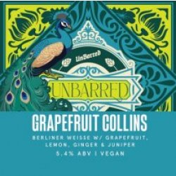 UnBarred Brewery Grapefruit Collins